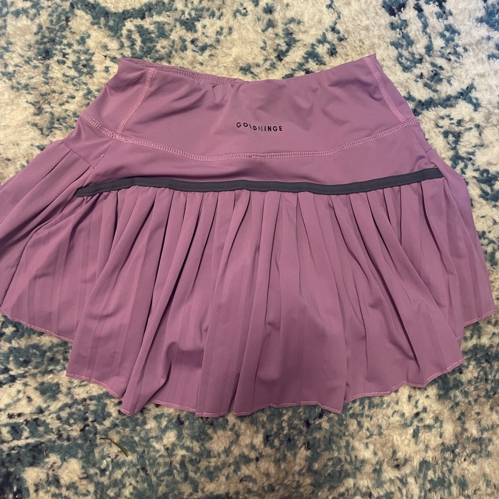gold hinge skirt purple size S